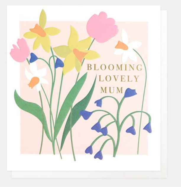 Blooming Lovely Mum Daffodils Card