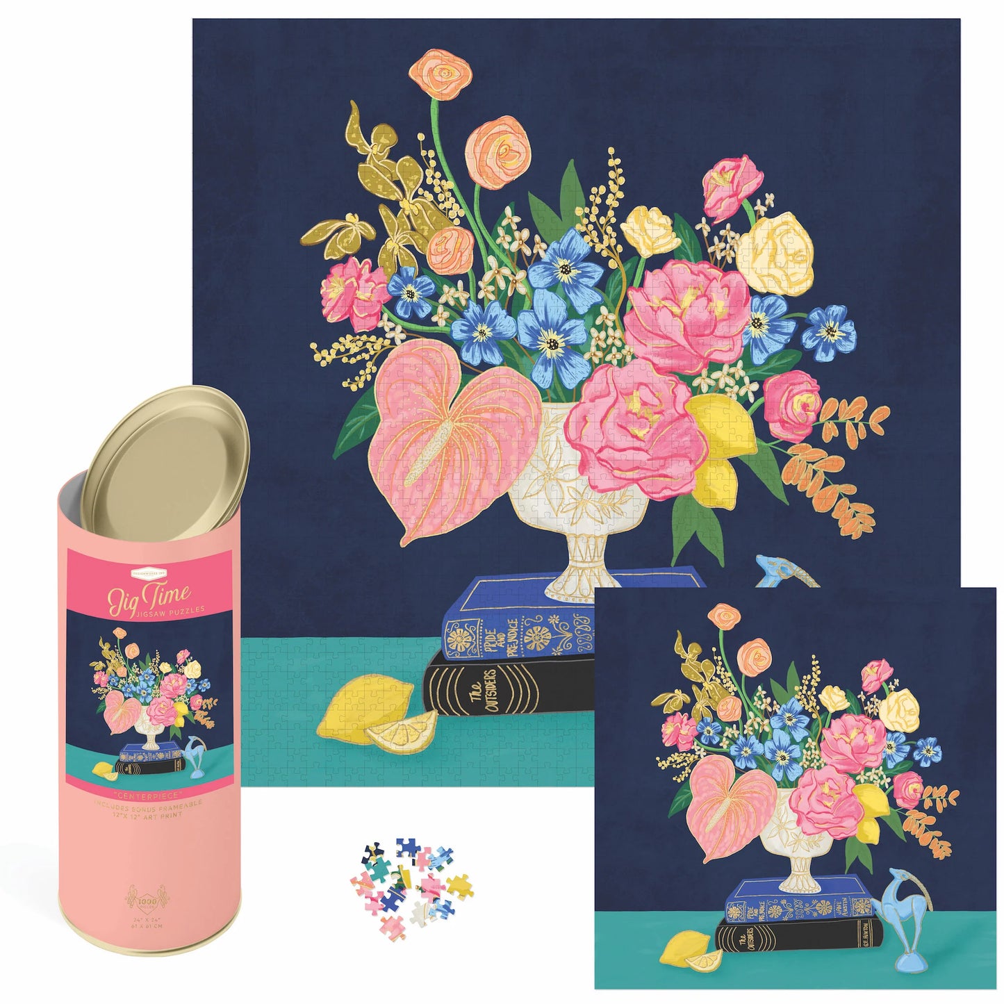 Decorative Puzzle (1000 Pc) - Floral Centerpiece