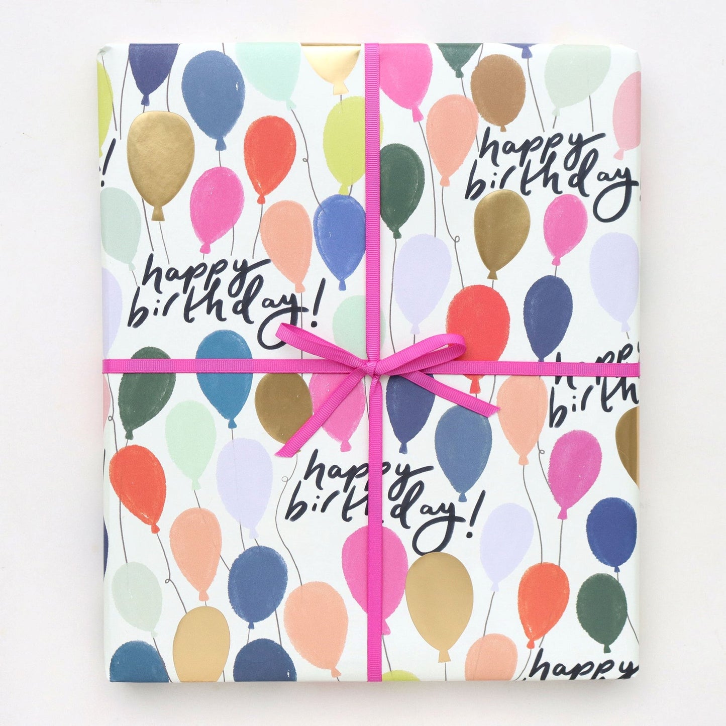 Happy Birthday Balloons Wrapping Paper